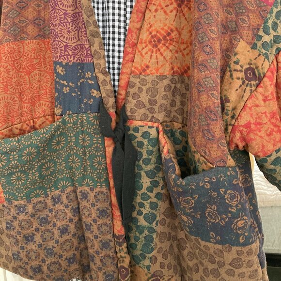 Unique Autumn/Winter 100% Cotton Quilted Jacket, M/L, multicolor - Picture 4 of 12